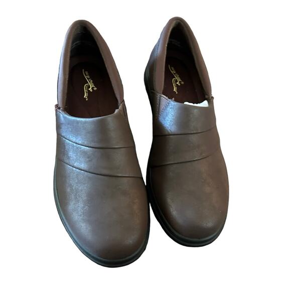 Easy Street Maybell Brown Slip on Loafers Comfort Shoe NEW  Size 9 - Picture 2 of 11